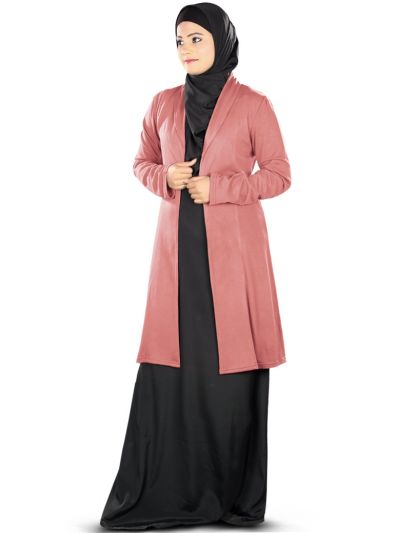 Haneefa Jersey Cardigan (Pink)