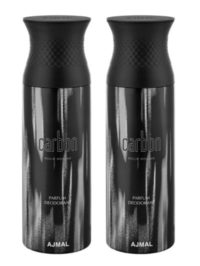 Ajmal Carbon & Carbon Deodorants for Men (pack of 2)