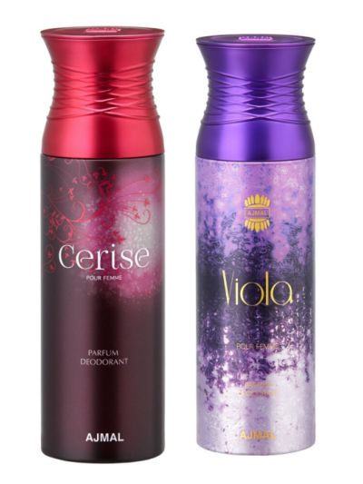 Ajmal Cerise & Viola Deodorants for Women (pack of 2)