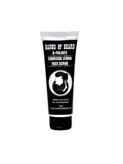 Men's X-Foliate Charcoal Face Scrub