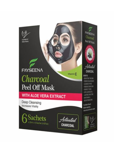 Fayseena Charcoal Peel Off Mask with Aloe Vera (120ml)