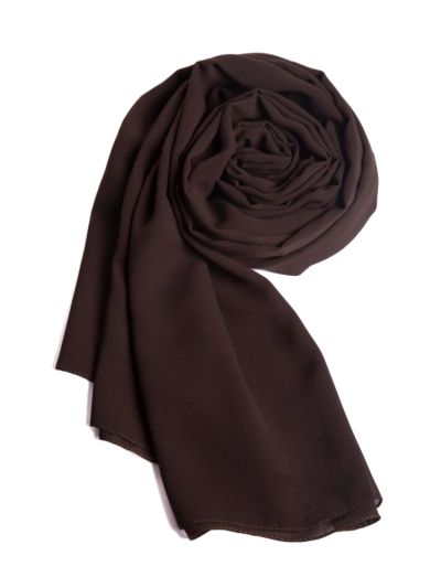 Chocolate Soft Chiffon Hijab