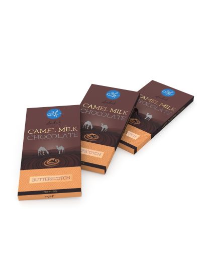 Camel Milk Chocolate with Butterscotch - Pack of 3