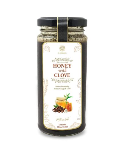 Honey with Cloves (Honey Unprocessed Unfiltered Unpasteurized Natural Honey with Cloves) - 300gm