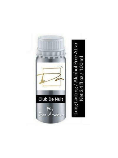 Dee Arabian Club De Nuit Attar Alcohol Free (100ml)