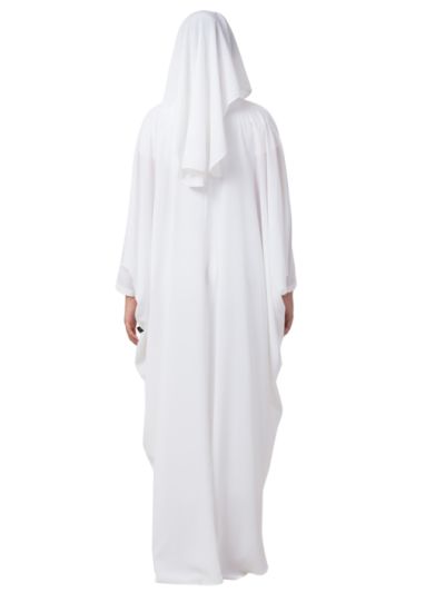 White Kaftan & Naqaab Combo