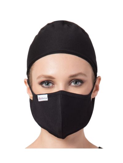 Under Hijab Tie Up Cap and Mask Combo