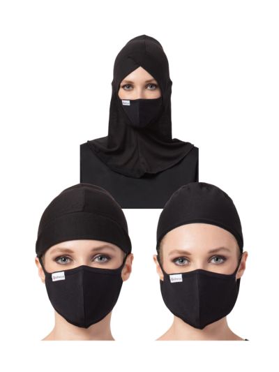 Under Hijab Cap and Mask Combo