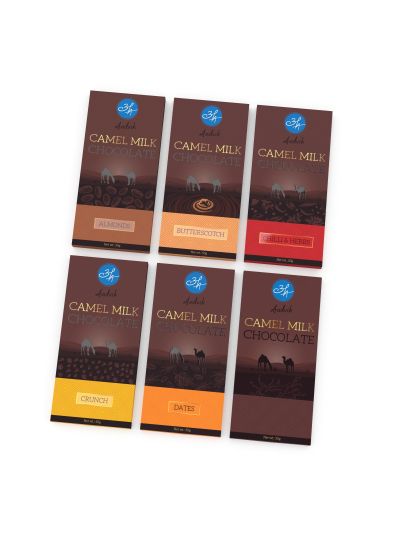 Camel Milk Chocolate - Combo of 6