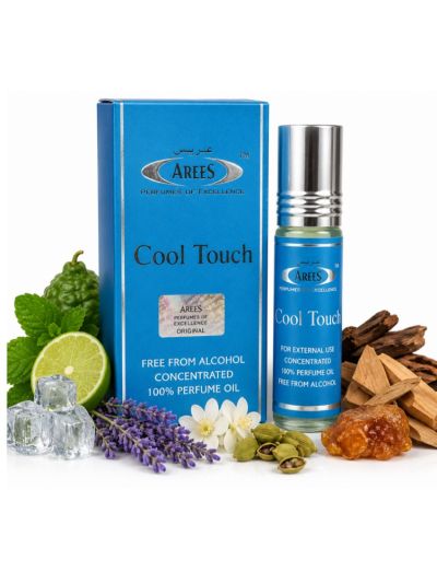 Arees Cool Touch Attar | Refreshing Cool & Fresh Fragrance | 8 ml