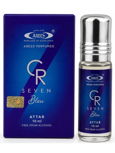 Arees CR Seven Bleu | Fresh, Aquatic, Modern | 10ml Attar 