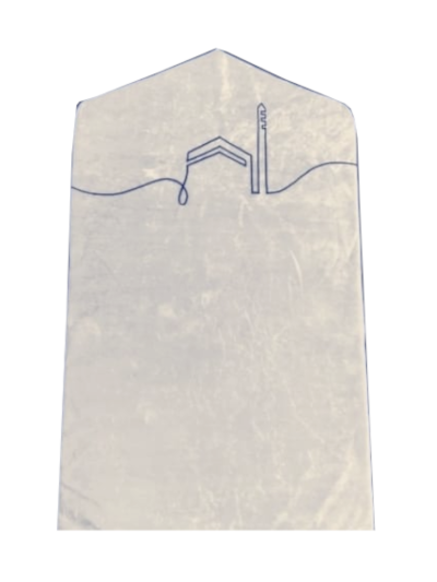 Arch-Shaped Prayer Mat (Cream)