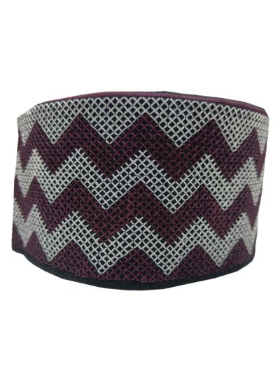 Multi Color Omani Cap - 21.5 Inches