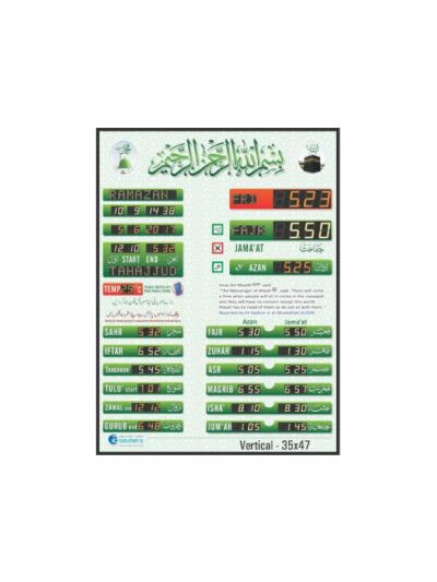 Automatic Master Slave Salah Time Indicator