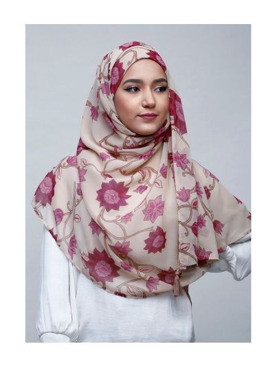 Dahlia Crinkled Chiffon