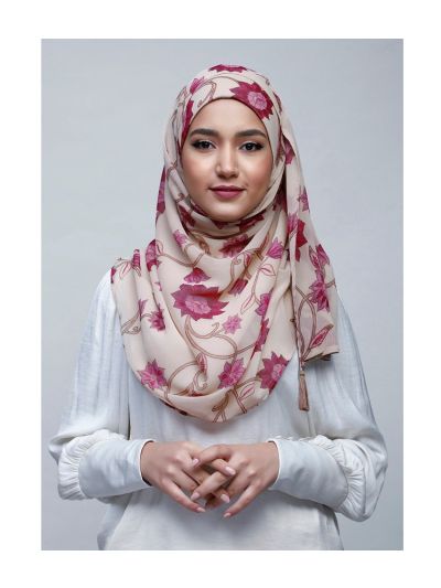 Dahlia Crinkled Chiffon