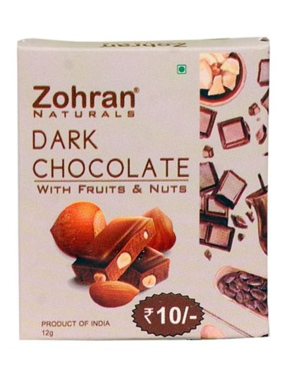 Dark Chocolates With Dry Fruits (12g) - Pack of 5