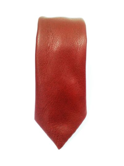 Dark Brown Leather Tie