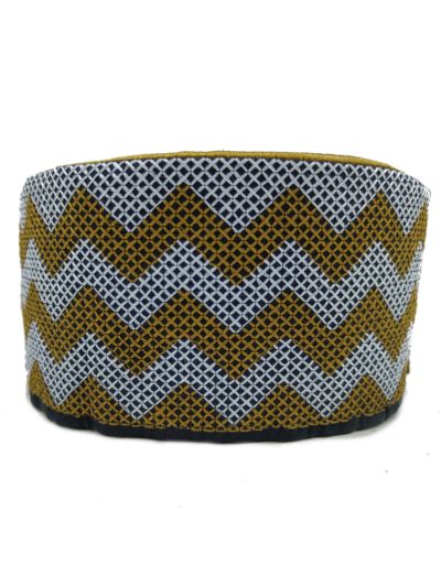 Multi Color Omani Cap - 21.5 Inches