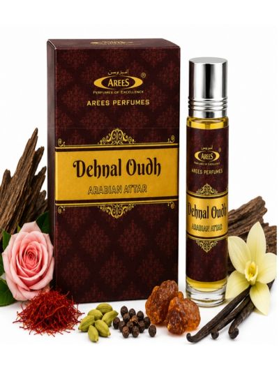 Arees Dehnal Oudh | Pure Oud, Warm, Intense | Attar 10 ml