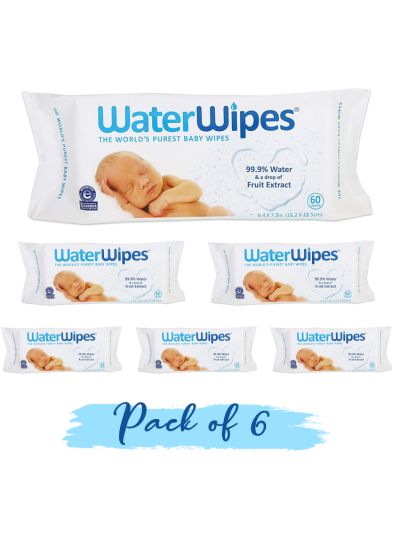 Water Wipes - Pack of 6