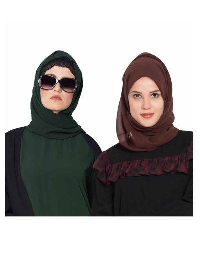 Combo Super Fine Georgette Hijab (Set of 2)