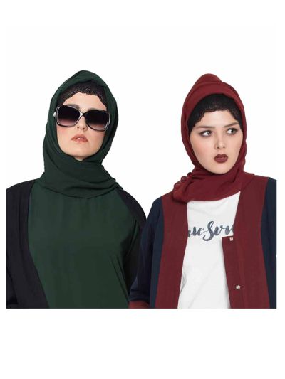 Combo Super Fine Georgette Hijab (Set of 2)