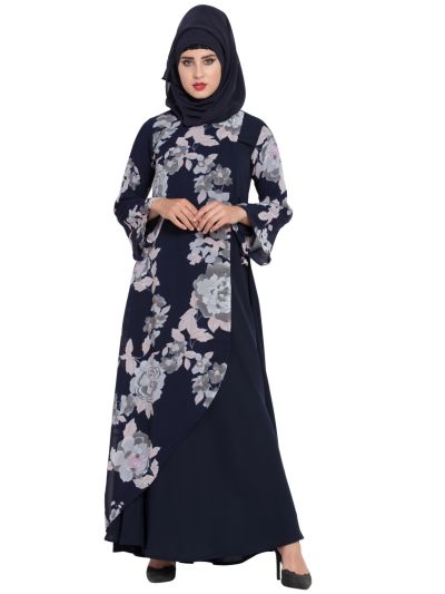 Floral Dress in Dual Layer