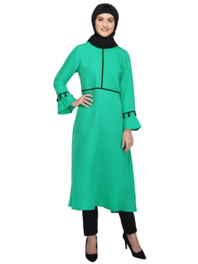 Pinned Emerald Dress