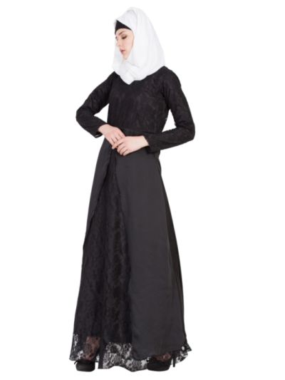 Black Party Abaya 