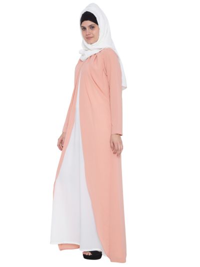 Warda Double Layer Abaya Dress