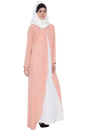 Warda Double Layer Abaya Dress