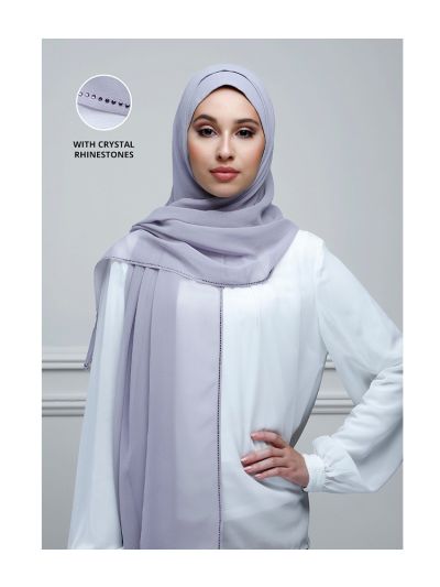 Dusty Lilac with Crystals