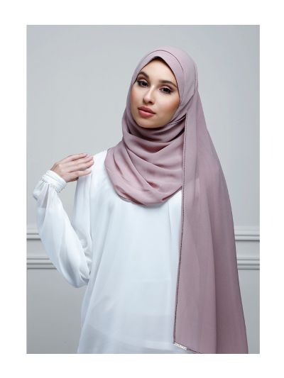 Dusty Mauve with Crystals