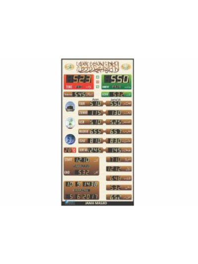 Automatic Master Slave Salah Time Indicator