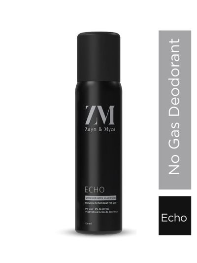Echo No Alcohol Body Spray For Men, Halal compliant (120 ml)