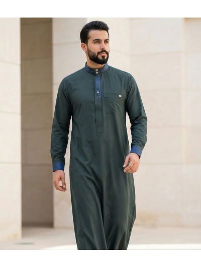 Al Noor Signature Emerald Green Thobe