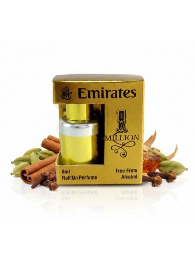 Emirates 1 Million Attar | Fresh Spice, Amber Woods | 6ml
