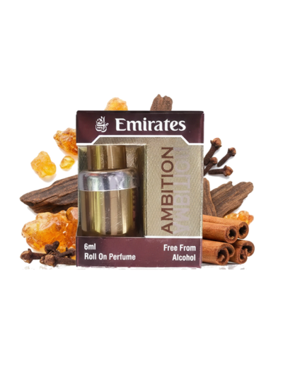 Emirates Ambition Attar | Bold, Aromatic, Warm Woods | 6ml