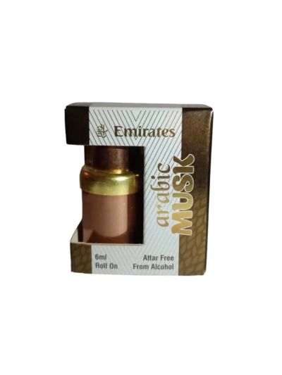 Emirates Arabic Musk Attar | Clean, White Musk, Powdery | 6ml