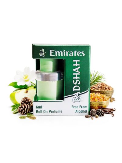 Emirates Badshah Attar | Royal Oud, Rich Amber, Musk | 6ml