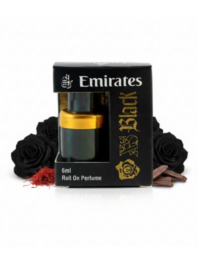 Emirates XS Black Attar | Refined Spice, Warm Oud, Velvet Musk | 6ml