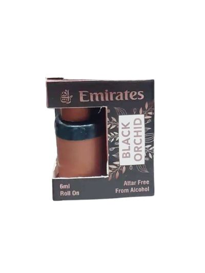 Emirates Black Orchid Attar | Dark Florals, Rich Amber, Musk | 6ml