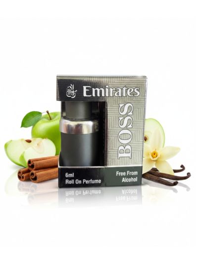 Emirates Boss Attar | Fresh Woody, Aromatic, Musky | 6ml