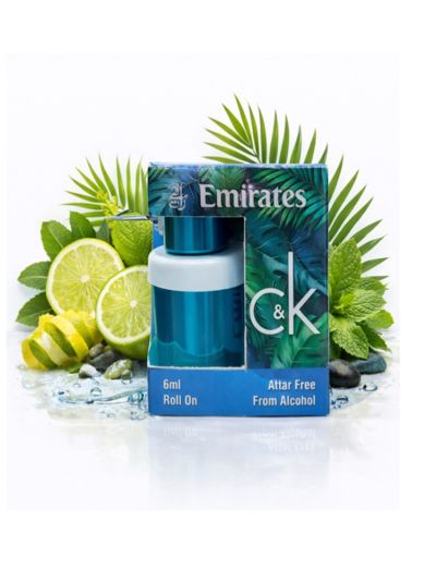 Emirates C & K Attar | Fresh Citrus, Clean, Modern | 6ml