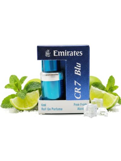 Emirates Blu CR7 Attar | Sporty Fresh, Marine Breeze | 6ml