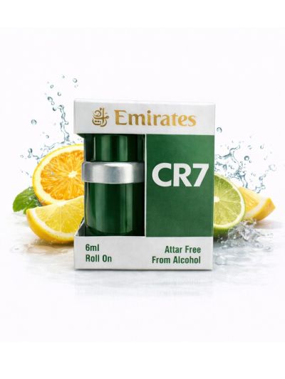 Emirates Green CR7 Attar | Fresh Green, Crisp, Energetic | 6ml