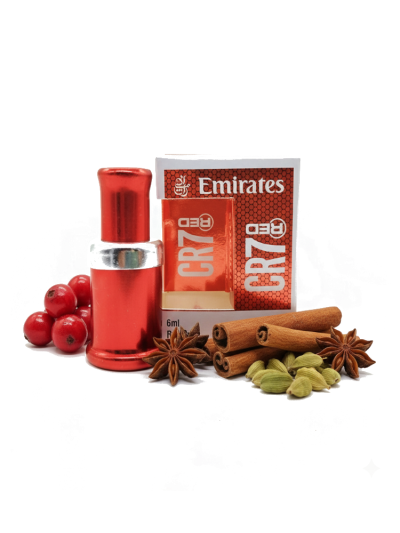 Emirates Red CR7 Attar | Bold Fresh, Spicy, Energetic | 6ml