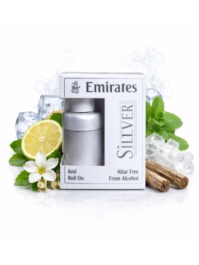 Emirates Silver CR7 Attar | Woody, Clean, Masculine | 6ml
