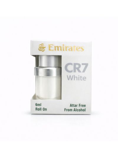 Emirates CR7 White Attar | Fresh Clean, Soft Musky, Elegant | 6ml